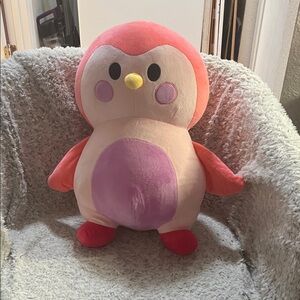 Charming Plush Penguin Toy - Pink and Purple